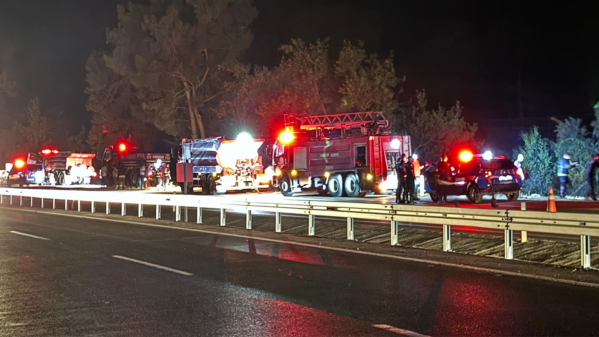 Kemer’de korkutan orman yangını