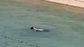 Sulama kanalında sürüklenen çocuk kurtarıldı
