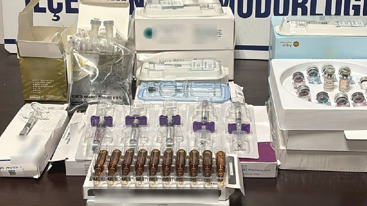 Tekirdağ'da sahte estetisyene baskın