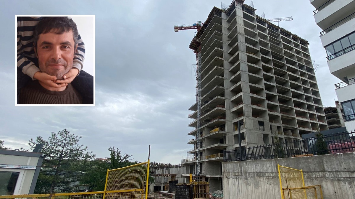 İnşaat işçisi 17'nci kattan 5'nci kata düşerek can verdi