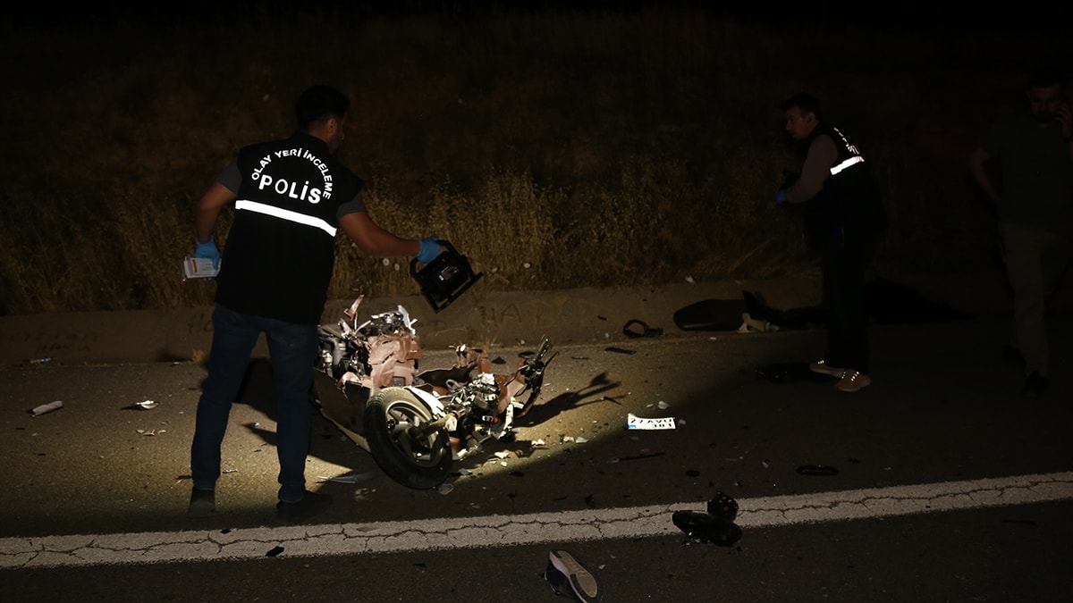 Gaziantep'te feci kaza: İki motosikletli de can verdi