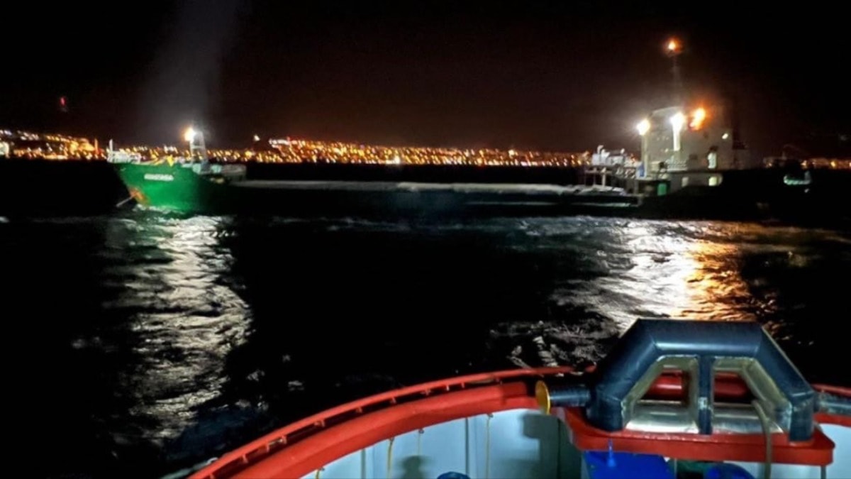 Çanakkale Boğazı'nda gemi arızası