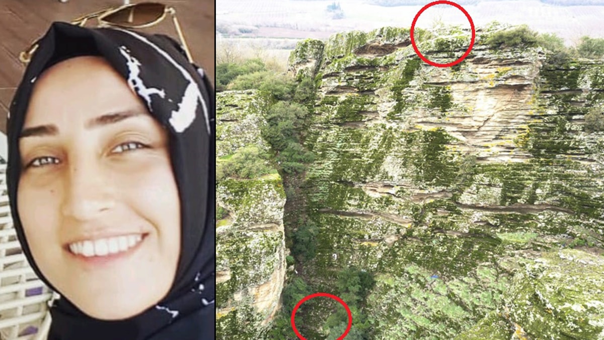 Uçurumdan itilmişti... Eşi ölmeden saatler önce 'jest' yapmış