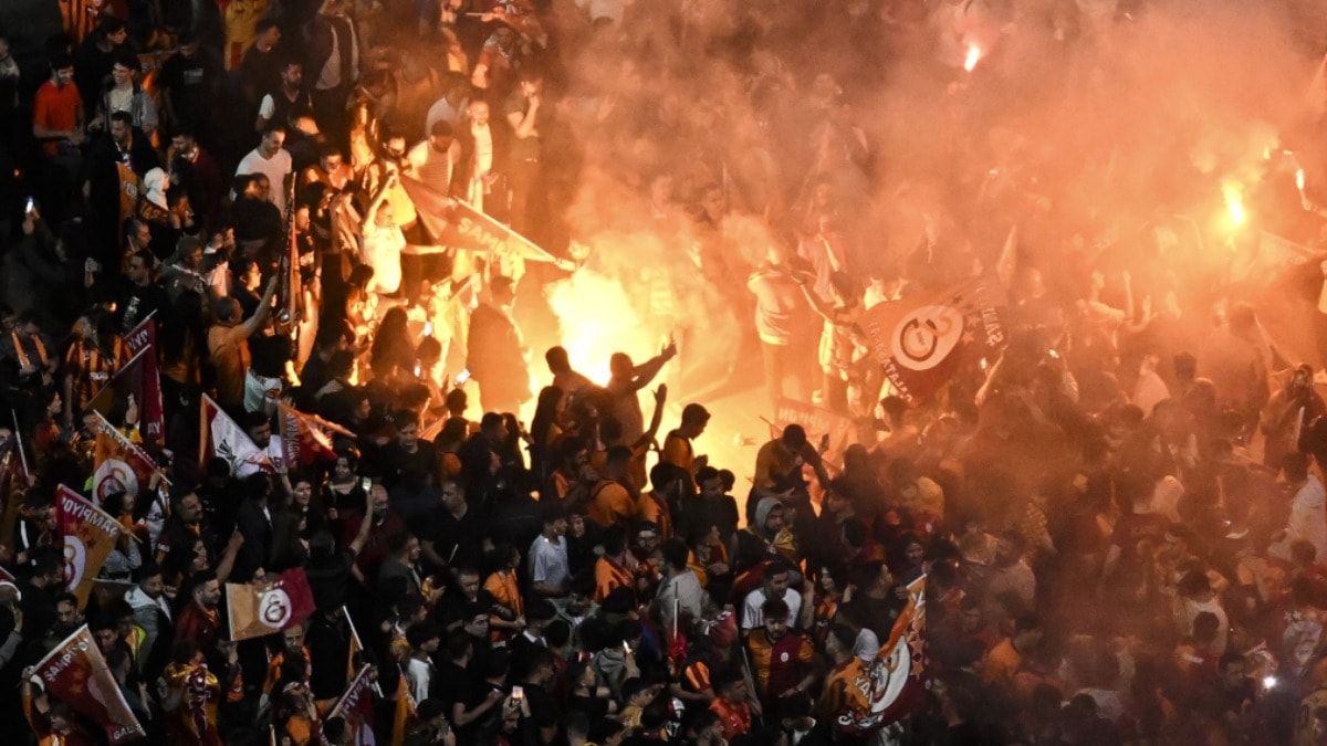 Türkiye'de Galatasaray'ın şampiyonluğu böyle kutlandı
