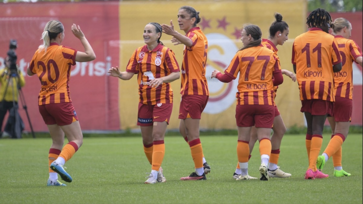 Kadın Futbol Süper Ligi'nde şampiyon Galatasaray