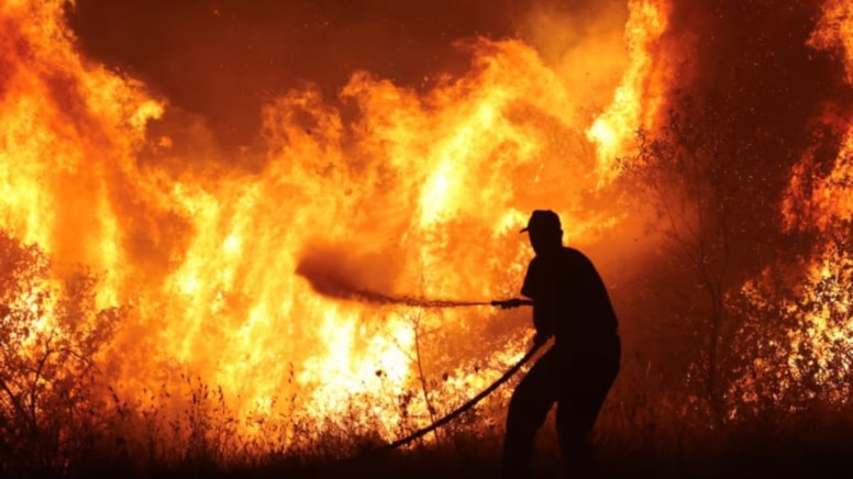 Yunanistan'da orman yangını paniği: Bir Türk yakalandı