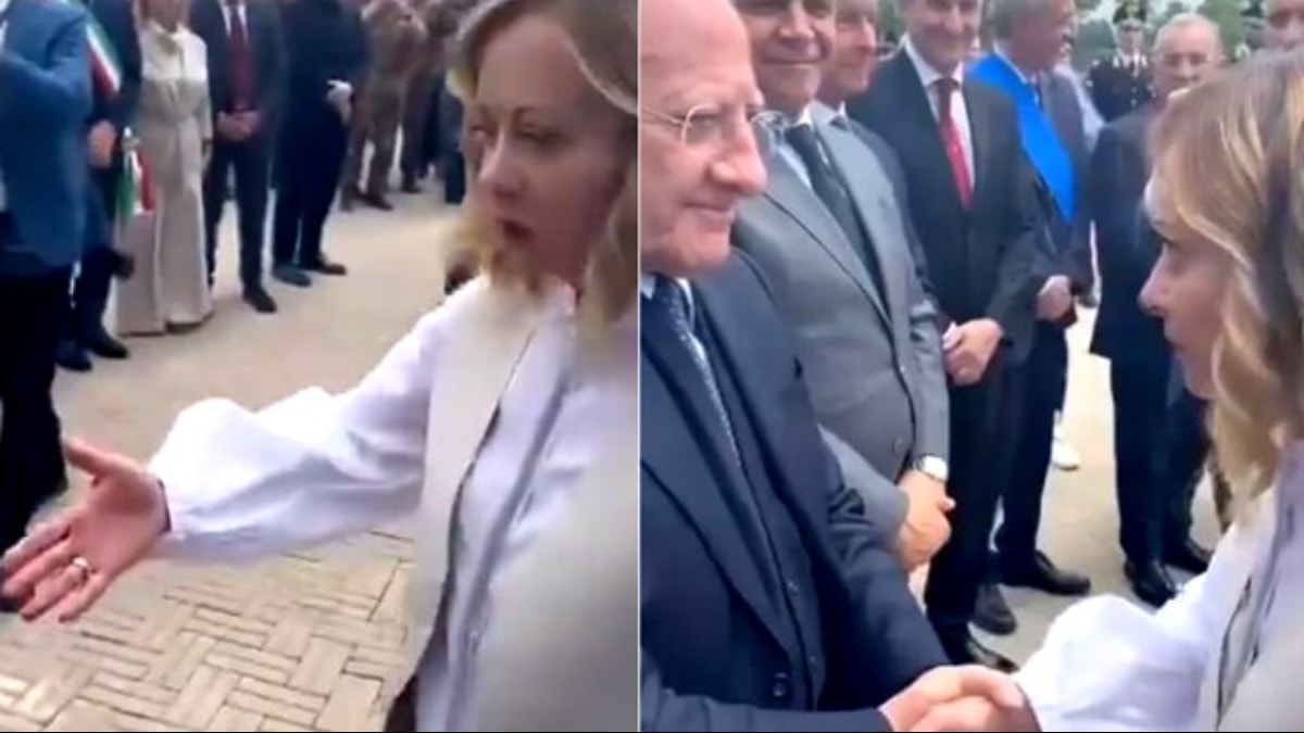 İtalya'da gündem Meloni: "Ben o kaltağım" diyerek tokalaştı