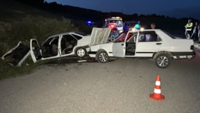 Alkollü sürücü kazaya karıştı: İki araçtakiler de yaralandı