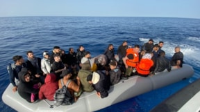 Fethiye açıklarında 38 düzensiz göçmen kurtarıldı