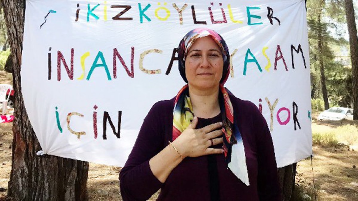 Akbelen ormanını koruyan çevreci muhtar 'ağaçlara pankart astı' diye yargılanıyor