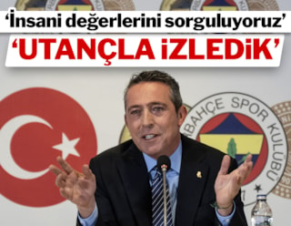 Fenerbahçe'den, Dursun Özbek'e 'Hatay' tepkisi: Utançla izledik