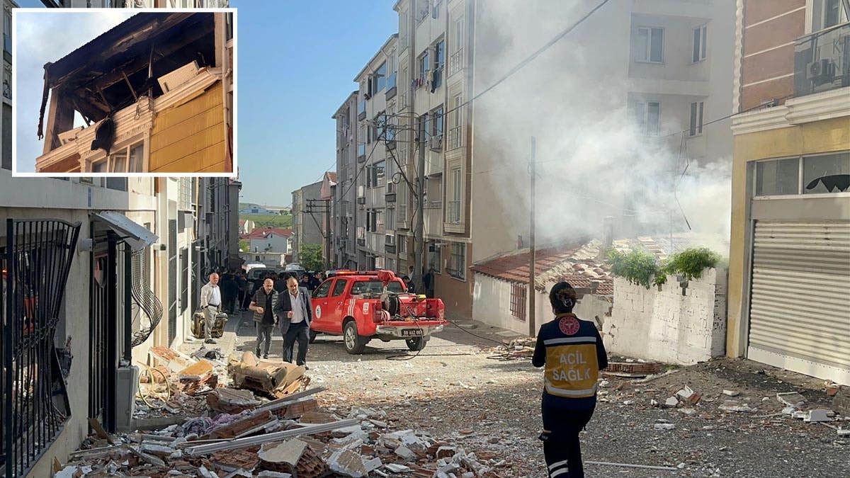 Binada patlama... Deprem gibi sallandı 