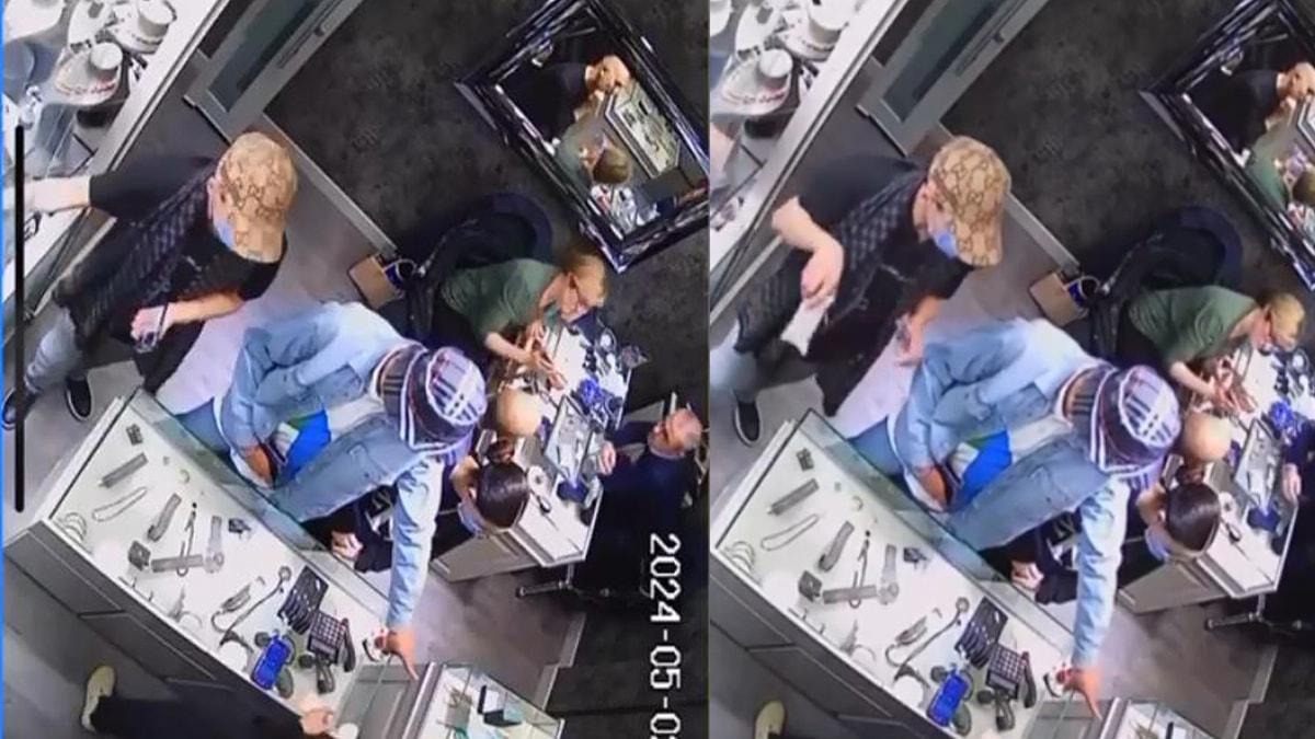 500 bin liralık hırsızlık kamerada