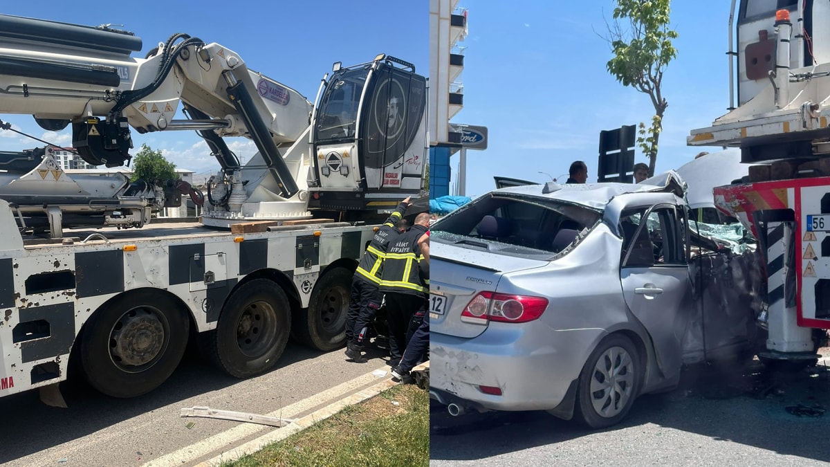 Vince arkadan çarpan genç sürücü feci şekilde can verdi