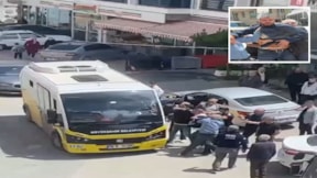 Belediye otobüsüne saldırıp yolculara dehşeti yaşattı