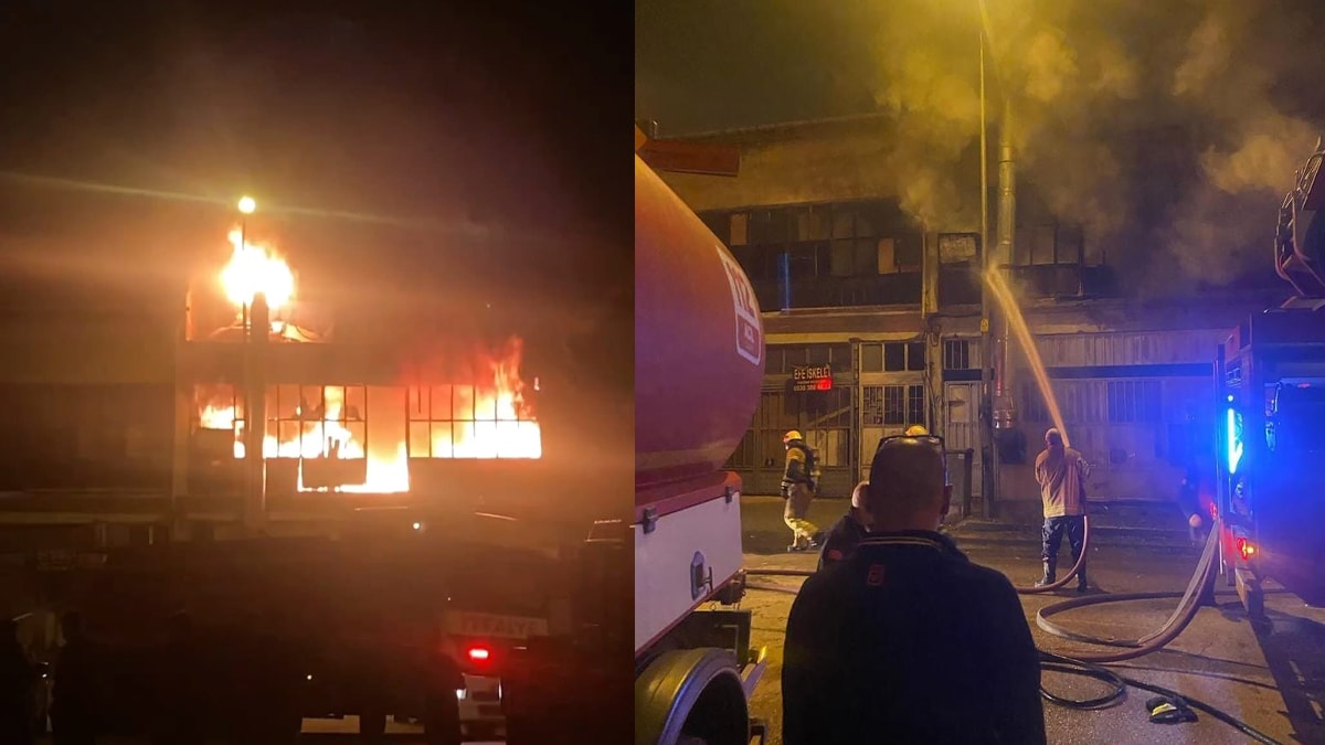 Bursa'da korkutan yangın