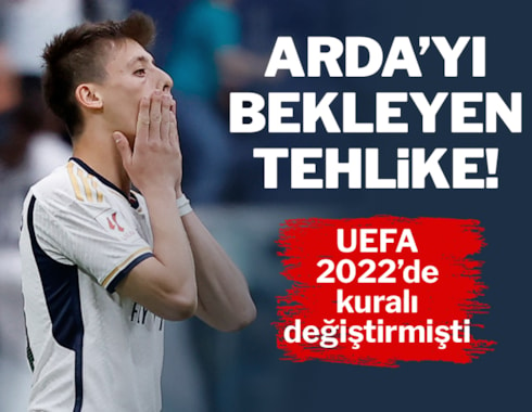 Arda Güler'i bekleyen tehlike! UEFA 2022'de kuralı değiştirmişti