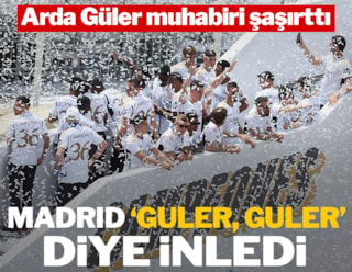 Arda Güler Real Madrid'deki ilk lig şampiyonluğunu kutladı