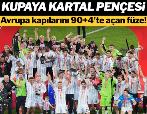 Beşiktaş finalde Trabzonspor'u 90+4'te yıktı!