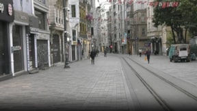 Yasak sonrası İstiklal Caddesi boş kaldı