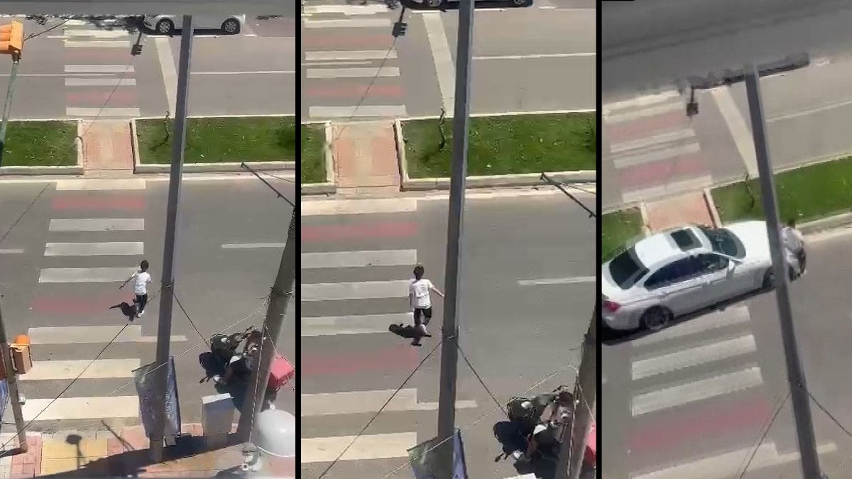 'Hatıra çekeyim' dedi, oğlunun kaza anını kaydetti! Yürek yakan çığlık