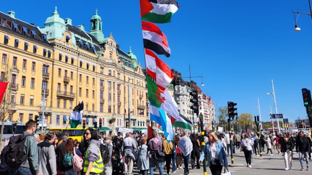 İsveç'te Eurovision protestosu