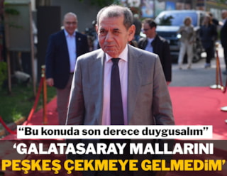 Dursun Özbek: "Galatasaray mallarını peşkeş çekmeye gelmedim"