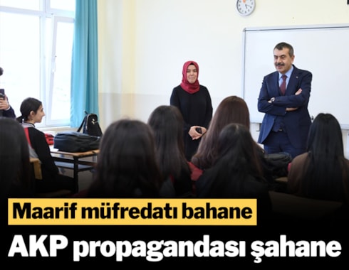 Maarif müfredatı bahane AKP propagandası şahane