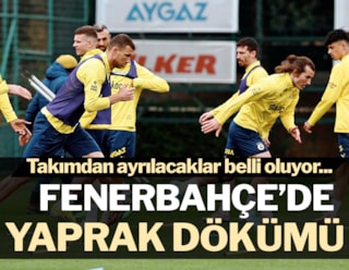 Fenerbahçe'de kaptanlara veda: Dzeko, Mert Hakan, Serdar Aziz