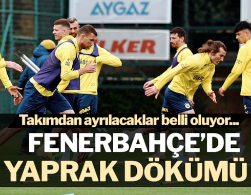 Fenerbahçe'de yaprak dökümü: Veda vakti...
