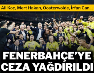 PFDK ceza yağdırdı: Ali Koç, Mert Hakan, Oosterwolde, İrfan Can...