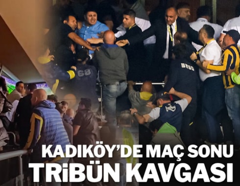 Kadıköy'de taraftarlar arasında kavga çıktı!