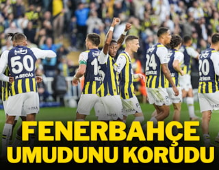 Fenerbahçe, Kayserispor'u 3 golle geçip umudunu korudu