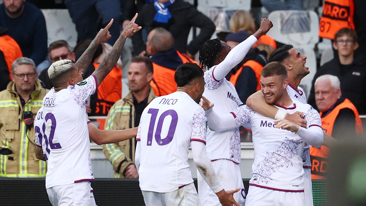 Fiorentina, UEFA Konferans Ligi finalinde! Club Brugge'ü eledi