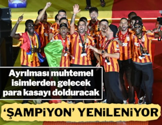 Galatasaray'da ayrılacak ve kalacak oyuncuların listesi