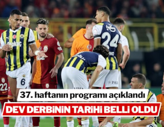 Galatasaray-Fenerbahçe maçının tarihi belli oldu