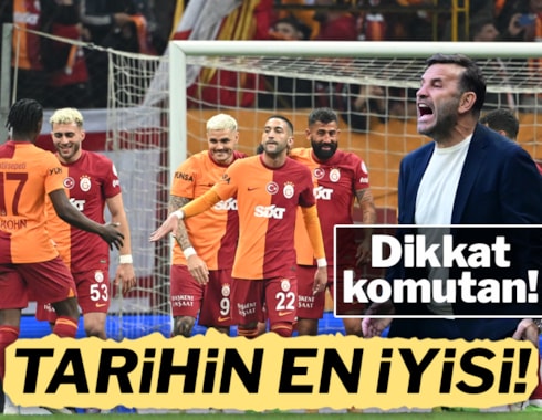 Galatasaray'ın hücum hattı tarihin en iyisi