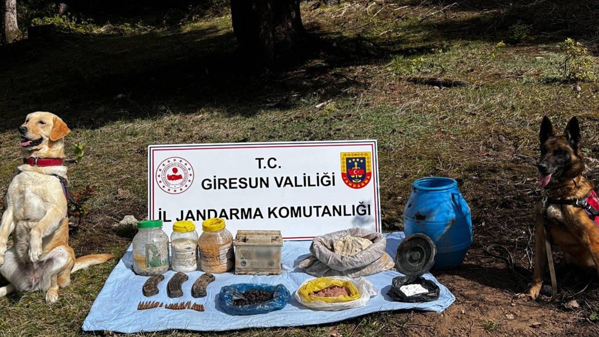 Giresun'da teröristlerin kullandığı sığınak kullanılamaz hale getirildi