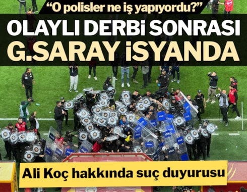 Galatasaray'dan Ali Koç'a suç duyurusu hazırlığı: "O polisler ne iş yaptı?"