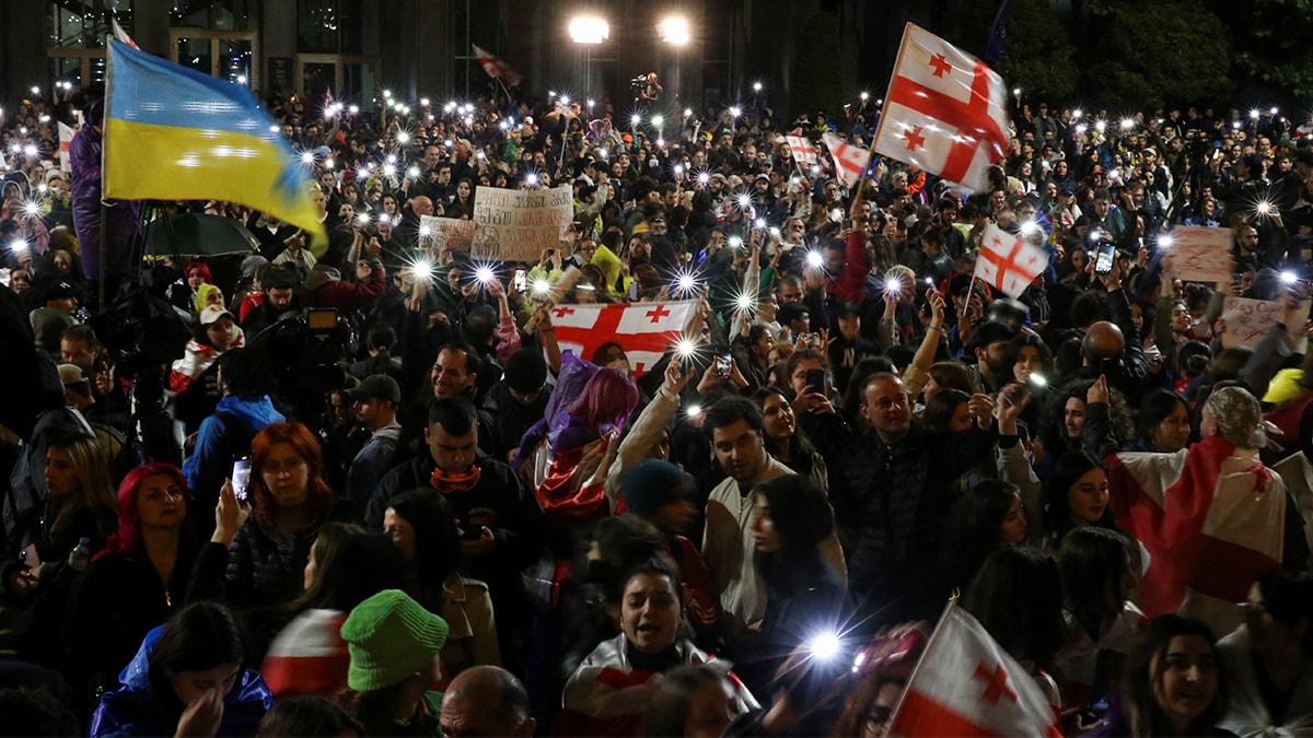 Gürcistan'da ‘yabancı etkinin şeffaflığı’ gösterileri devam ediyor