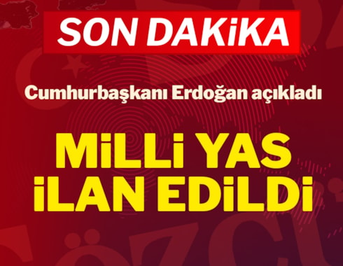 Erdoğan açıkladı: Türkiye'de İran için 1 günlük milli yas