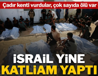 İsrail, Refah'ta bir çadır kenti daha vurdu