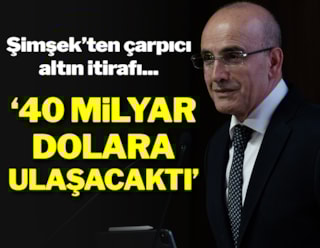 Şimşek: Müdahale etmeseydik 40 milyar dolar altın ithal edilecekti