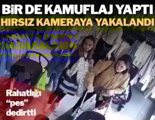 Alışveriş yapar gibi yaklaştı, giysileri kamuflaj olarak kullandı