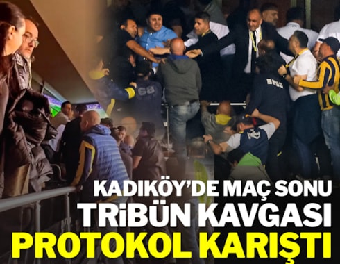 Kadıköy'de taraftarlar arasında kavga çıktı!