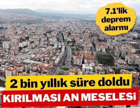 Hasan Sözbilir'den 'İzmir' uyarısı:  7.1 büyüklüğünde deprem üretebilir