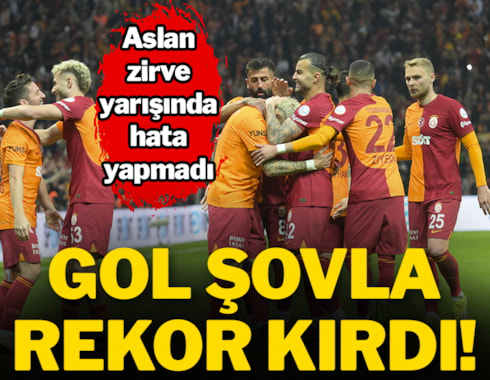 Galatasaray'dan Sivasspor'a yarım düzine gol!