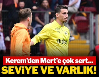 Kerem Aktürkoğlu'ndan Mert Hakan'a cevap: Galatasaray Kaptanı onların seviyesine inmez