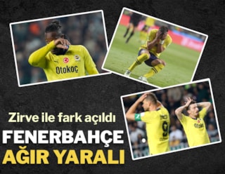 Fenerbahçe Konya deplasmanında ağır yaralı