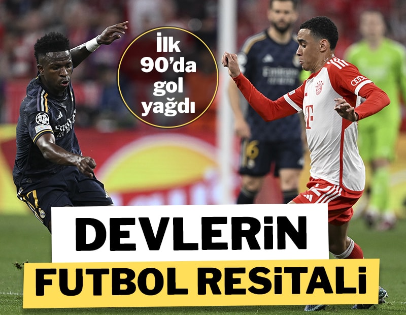 Bayern Münih ile Real Madrid'in futbol resitali!